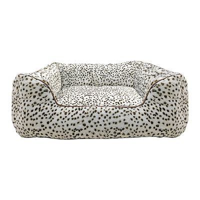 SPOT SLEEP ZONE  SNOW LEOPARD STEP-IN BED LARGE