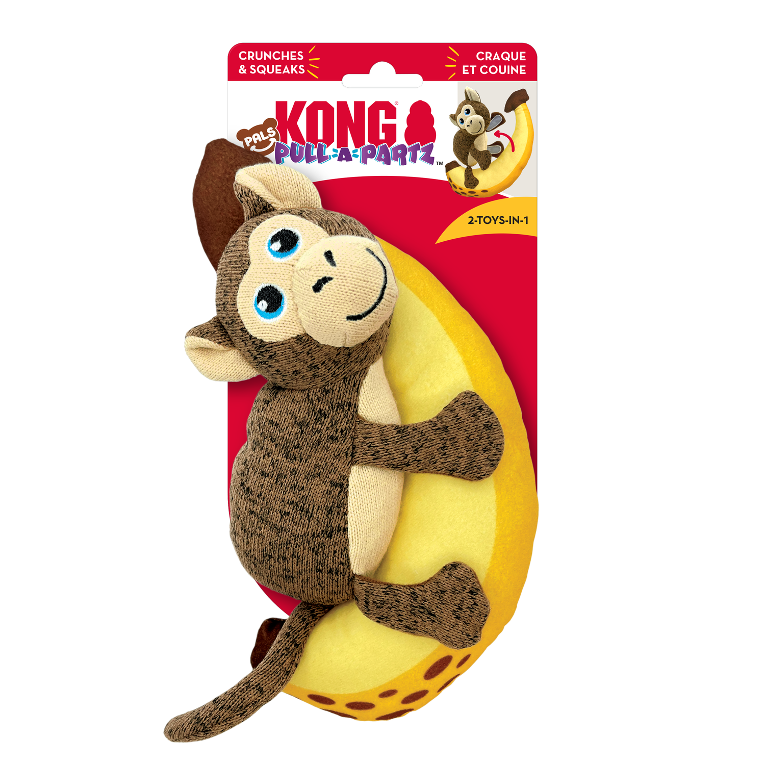 KONG PULL A PARTZ MONKEY MEDIUM
