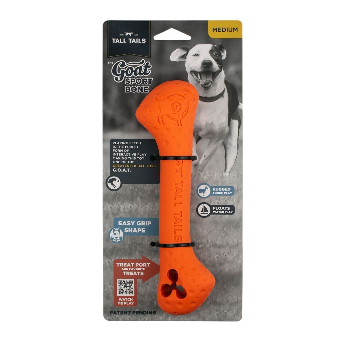 TALL TAILS THE GOAT SPORT BONE ORANGE MEDIUM 9&quot;