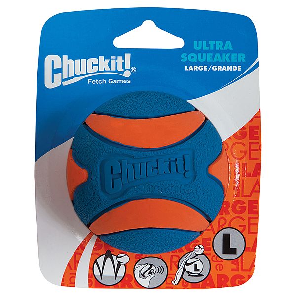 CHUCKIT! ULTRA SQUEAKER BALL LARGE