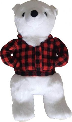 TALL TAILS POLAR BEAR WITH PLAID SHIRT 7&quot;