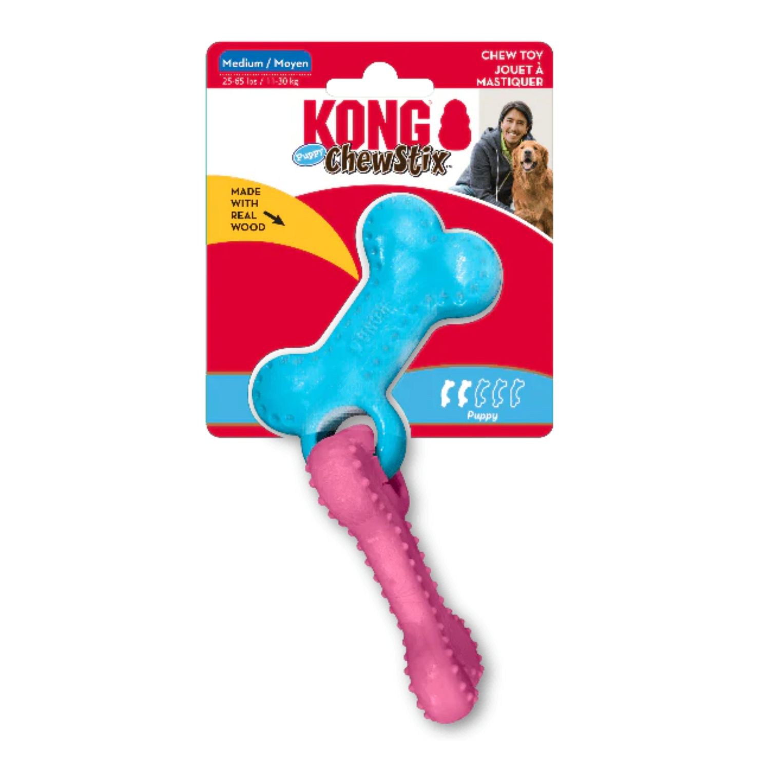 KONG PUPPY CHEWSTIX MEDIUM