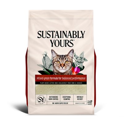 SUSTAINABLY YOURS MULTI-CAT MIX GRAIN LITTER 13lb/5.9kg