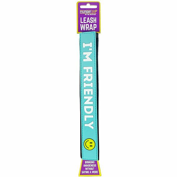 MULTIPET LEASH WRAP I&#39;M FRIENDLY
