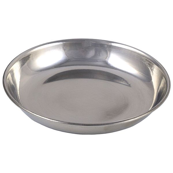 UNLEASHED STAINLESS STEEL CAT SAUCER DISH