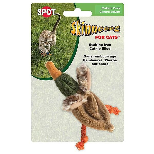 SPOT CAT SKINNEEEZ MALLARD DUCK ASSORTED COLOURS