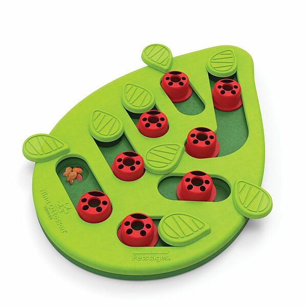 OUTWARD HOUND CAT PUZZLE &amp; PLAY BUGGIN OUT GREEN