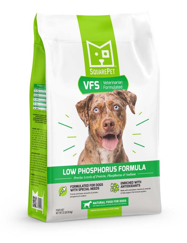 SQUARE PET VFS LOW PHOSPHERUS FORMULA 22lb/10kg