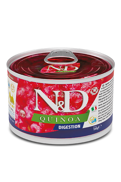 FARMINA N&amp;D DOG QUINOA DIGESTION LAMB MINI 4.9oz/139g