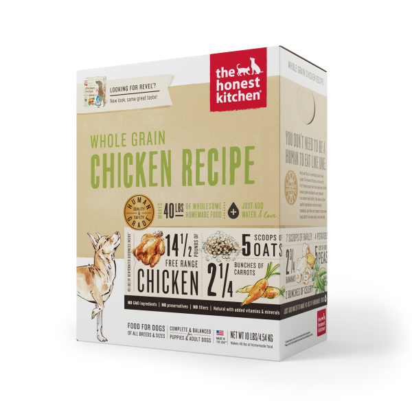 THE HONEST KITCHEN DEHYDRATED WHOLE GRAIN CHICKEN 10lb