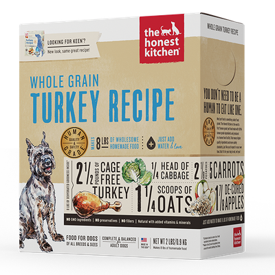 THE HONEST KITCHEN DEHYDRATED WHOLE GRAIN TURKEY RECIPE 2lb
