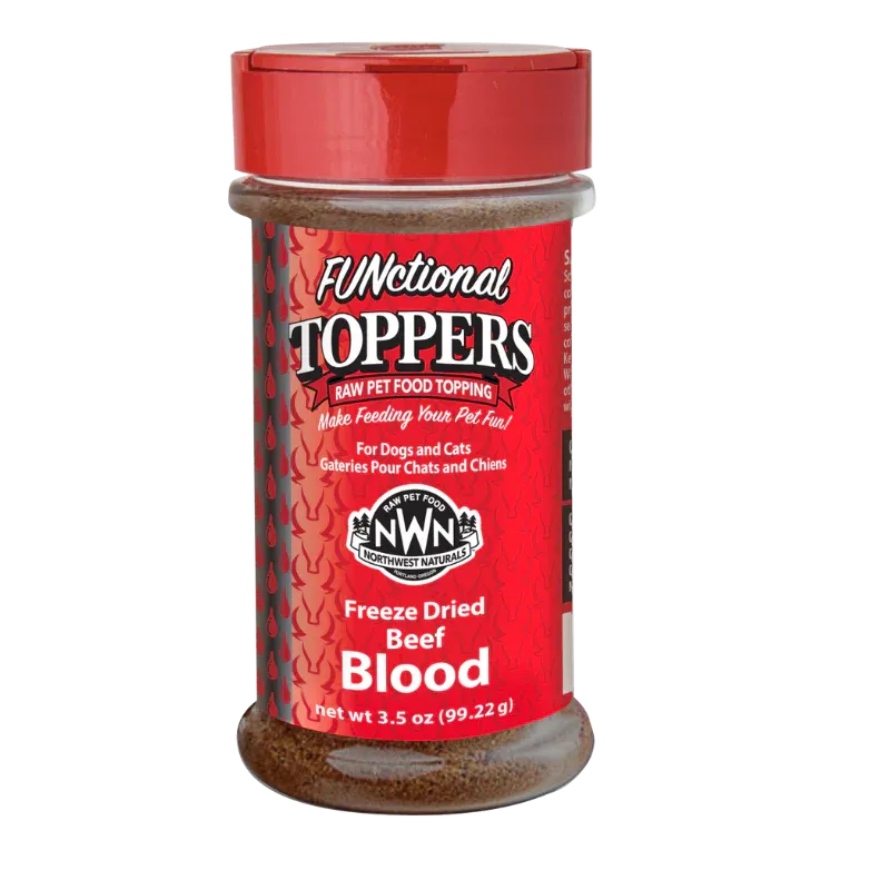 NORTHWEST NATURALS BEEF WITH BLOOD FUNCTIONAL TOPPER 3.5oz