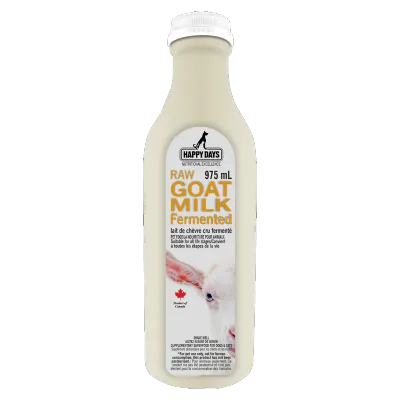 HAPPY DAYS RAW FERMENTED GOAT MILK 33oz/975ml