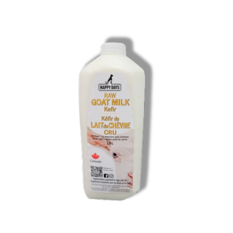 HAPPY DAYS RAW FERMENTED GOAT MILK 64oz/1.9L