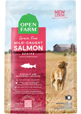 OPEN FARM DOG GRAIN FREE SALMON 4lb/1.8kg