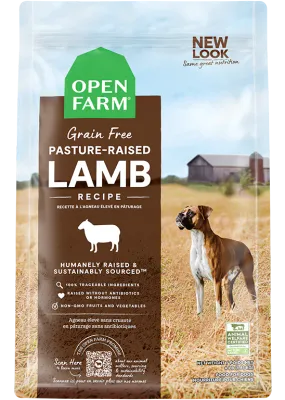 OPEN FARM DOG GRAIN FREE LAMB 4lb/1.8kg
