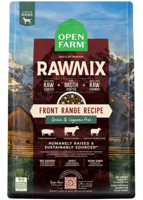 OPEN FARM DOG RAWMIX GRAIN FREE FRONT RANGE 20lb/9kg