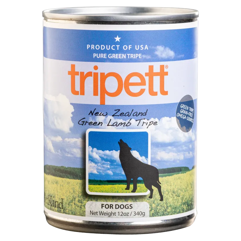TRIPETT NEW ZEALAND GREEN LAMB TRIPE 12oz/340g