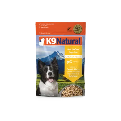 K9 NATURAL FREEZE DRIED CHICKEN FEAST 17.6oz/500g