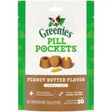 GREENIES DOG PILL POCKETS PEANUT BUTTER 30 CAPSULES 7.9oz