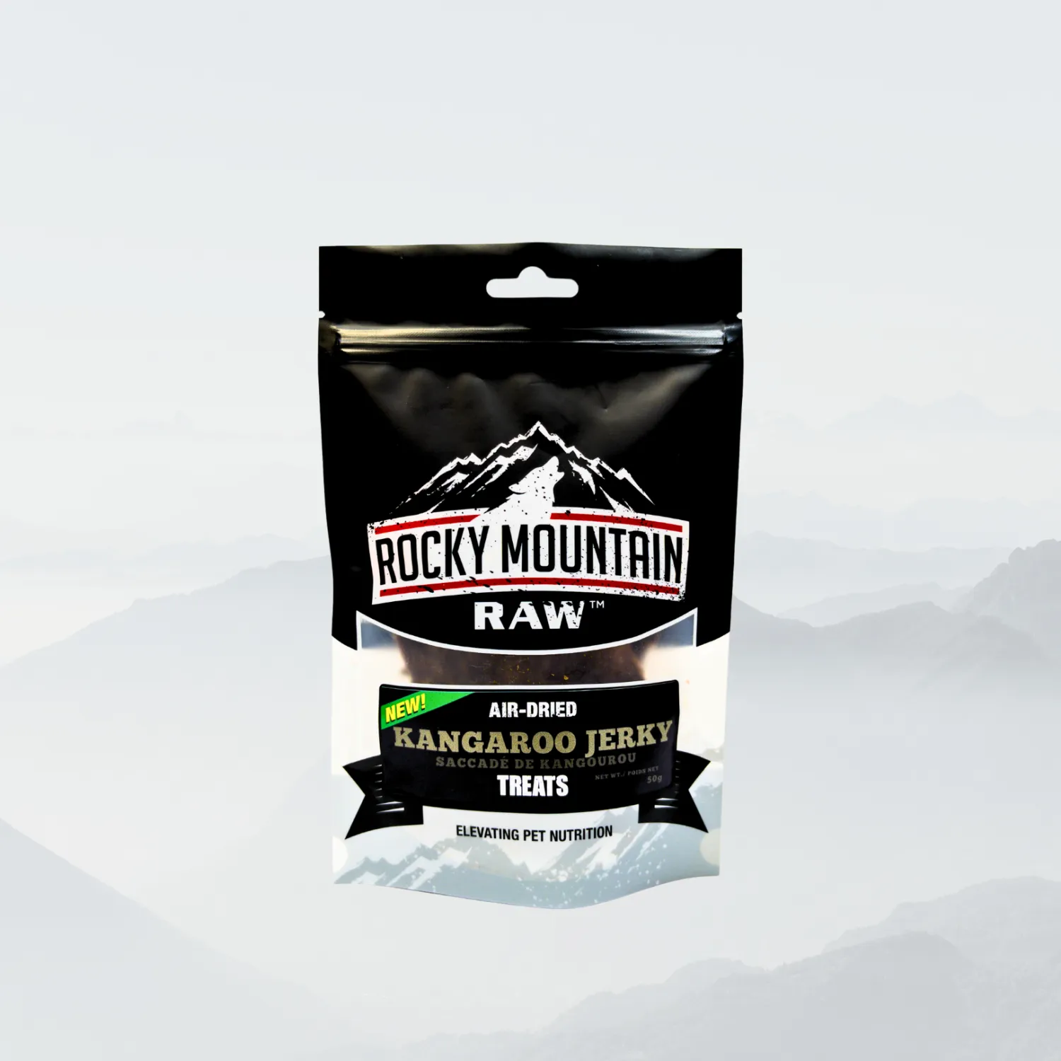ROCKY MOUNTAIN RAW AIR DRIED KANGAROO JERKY 50g
