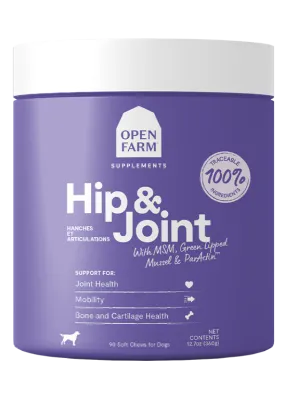 OPEN FARM HIP &amp; JOINT CHEWS 90ct
