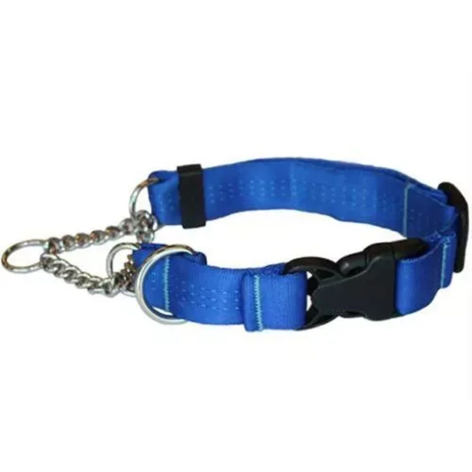 CANINE EQUIPTMENT QUICK RELEASE MARTINGALE BLUE LARGE 16&quot;-22&quot;