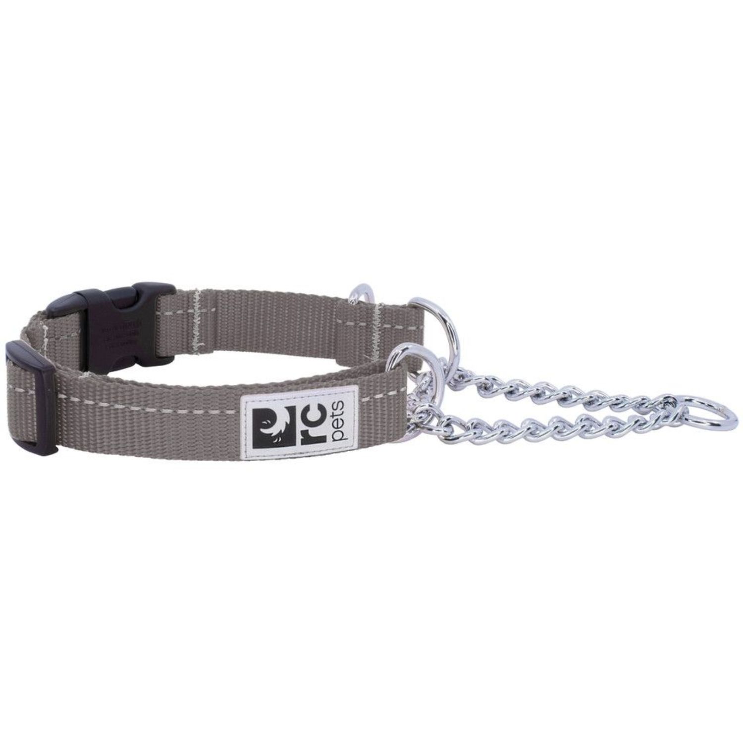 RC PETS PRIMARY TRAINING CLIP COLLAR CHARCOAL 1&quot; WIDE LARGE 18&quot;-26&quot;