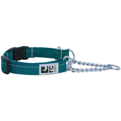 RC PETS PRIMARY TRAINING CLIP COLLAR DARK TEAL 3/4&quot; WIDE SMALL
