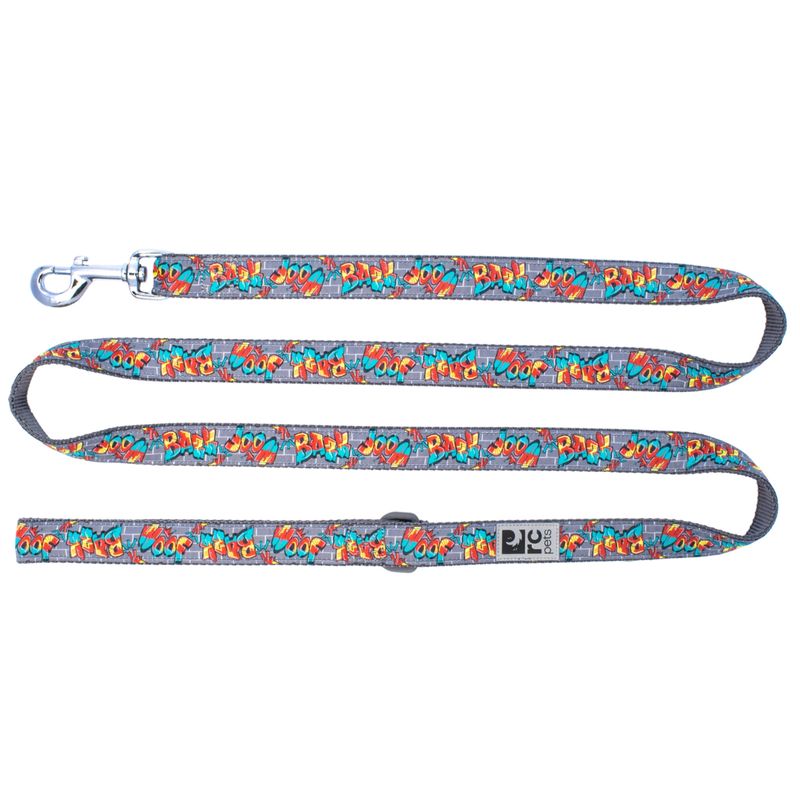 RC PETS DOG LEASH GRAFFITI 3/4&quot;x 6&#39;