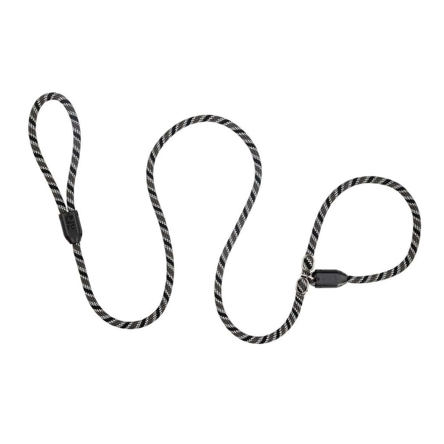 RC PETS ROPE SLIP LEASH BLACK 1/2&quot;x5&#39;