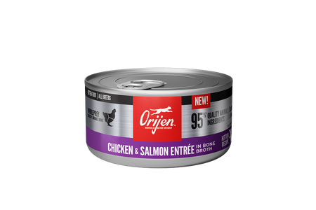 ORIJEN KITTEN CHICKEN &amp; SALMON ENTREE 3oz/85g