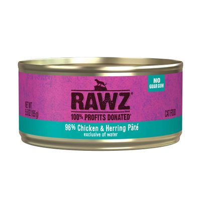 RAWZ CAT CHICKEN &amp; HERRING PATE 5.5oz/155g