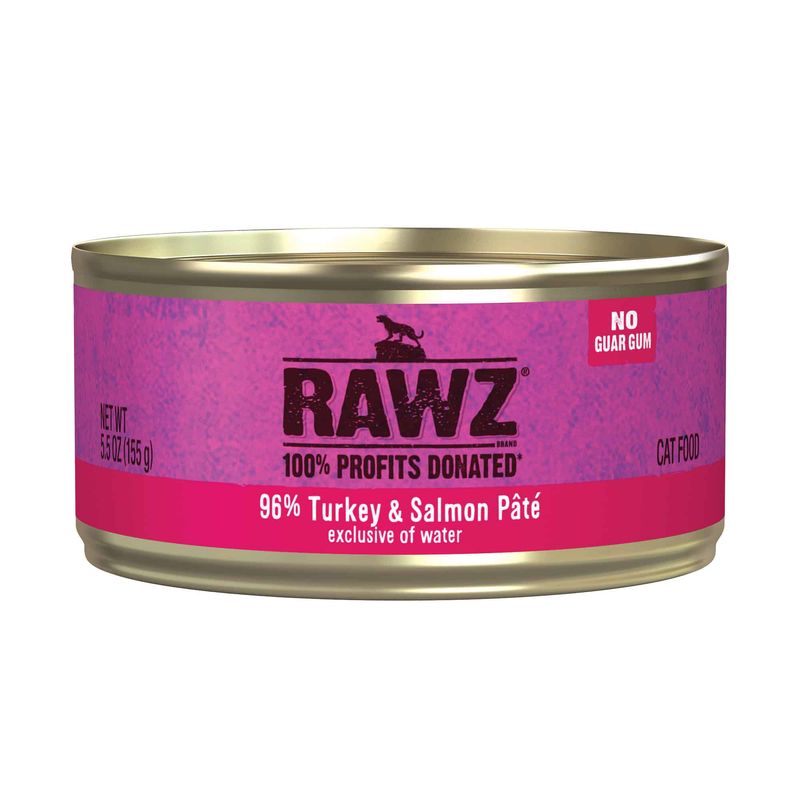 RAWZ CAT TURKEY &amp; SALMON PATE 5.5oz/155g