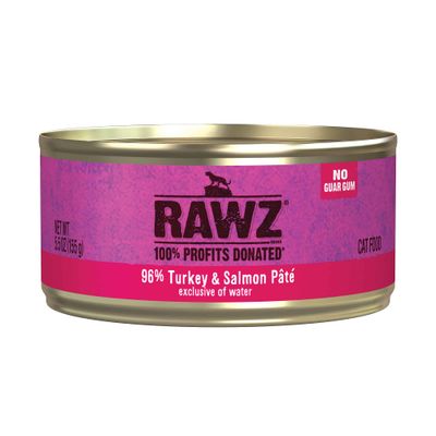 RAWZ CAT TURKEY &amp; SALMON PATE 5.5oz/155g