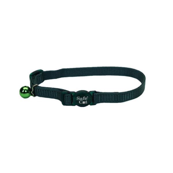 COASTAL SAFECAT BREAKAWAY COLLAR HUNTER GREEN