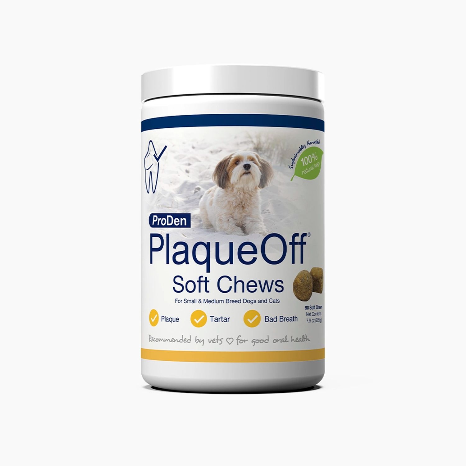 PRODEN PLAQUE OFF SOFT CHEWS SMALL/MEDIUM BREED 90ct