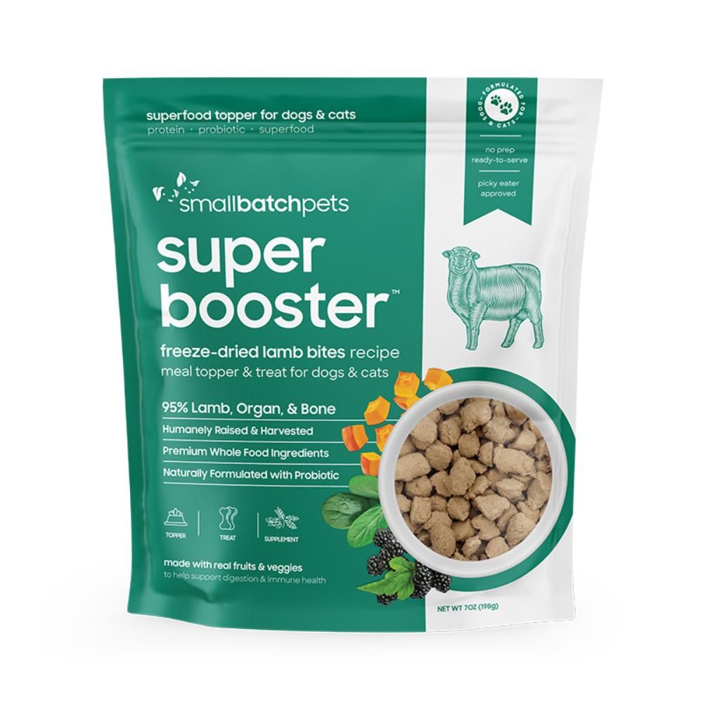 SMALLBATCH FREEZE DRIED SUPER BOOSTER LAMB BITES 7oz