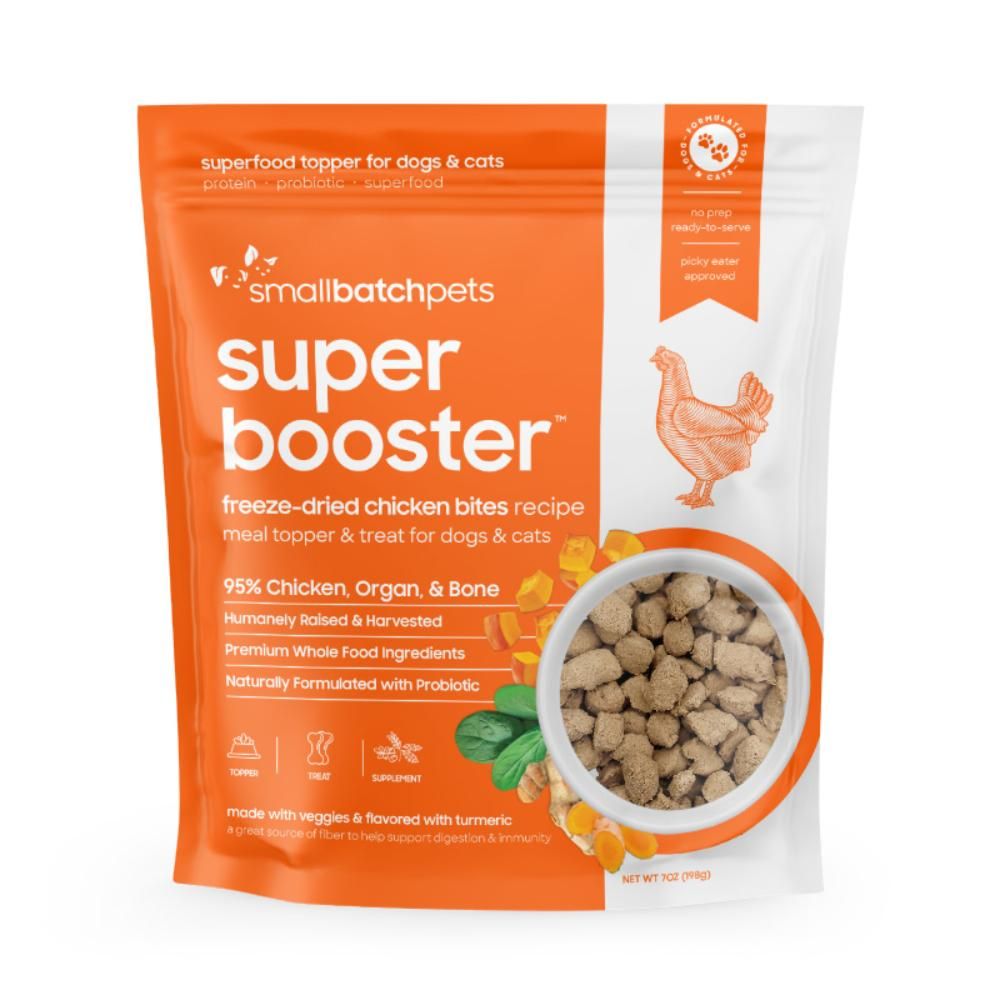 SMALLBATCH FREEZE DRIED SUPER BOOSTER CHICKEN BITES 7oz