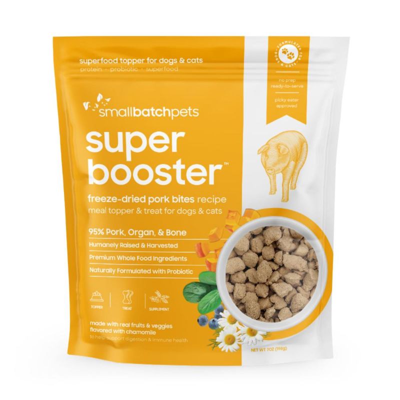 SMALLBATCH FREEZE DRIED SUPER BOOSTER PORK BITES 7oz