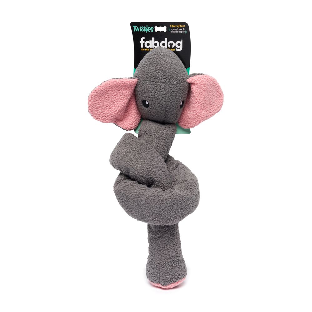 FABDOG TWISTY ELEPHANT