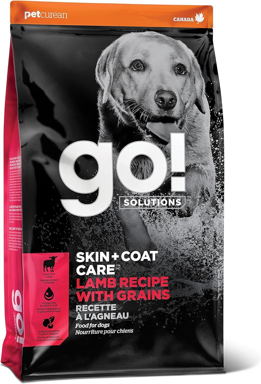 GO! DOG SKIN &amp; COAT LAMB RECIPE WITH GRAIN 22lb/10kg