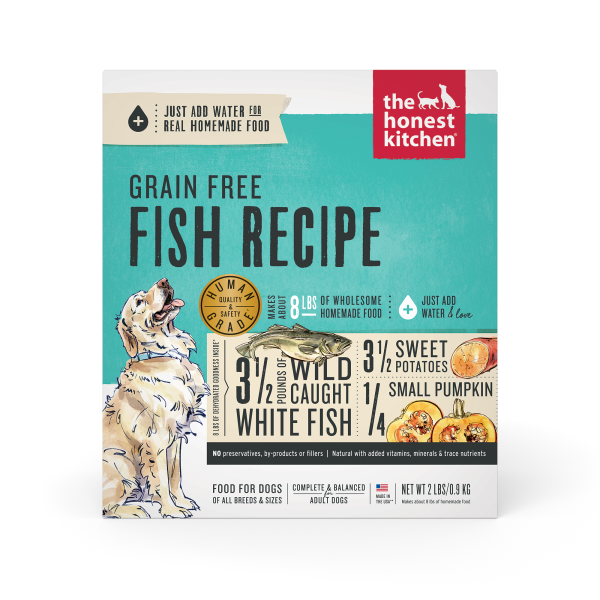 THE HONEST KITCHEN DEHYDRATED GRAIN FREE FISH RECIPE 2lb