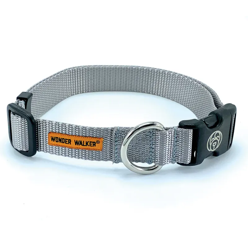 WONDER WALKER SILVER COLLAR LARGE 18&quot;-26&quot;