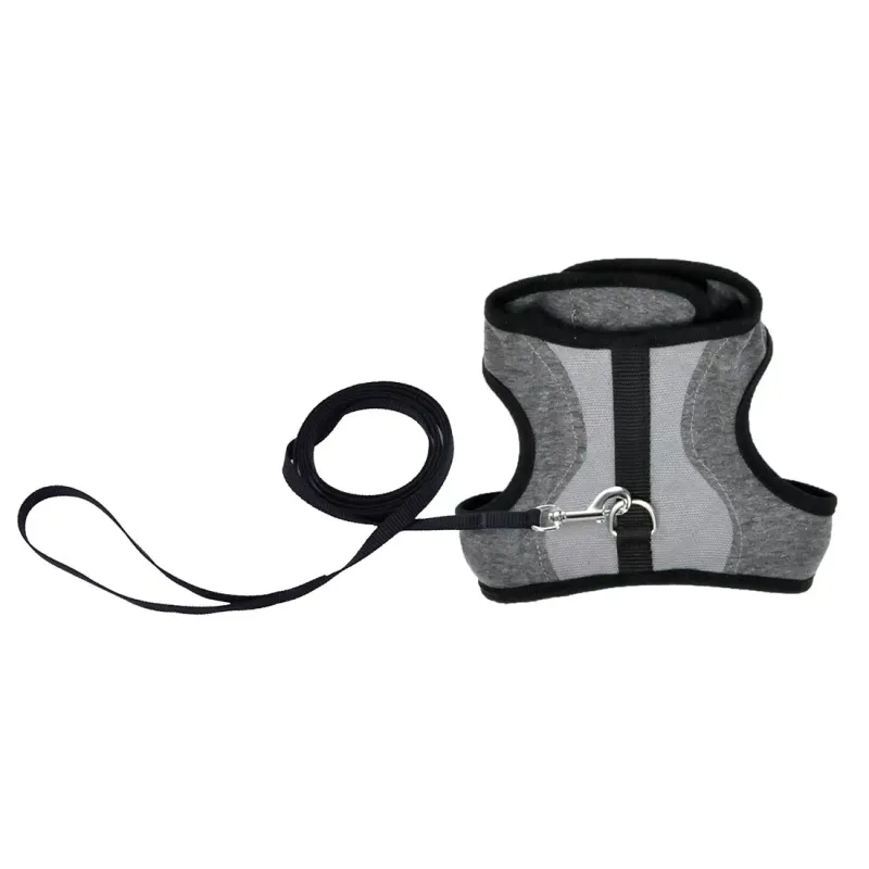 COASTAL CAT ADJUSTABLE WRAP HARNESS SMALL WITH 6&#39; LEASH