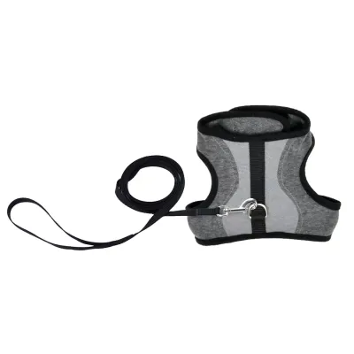 COASTAL CAT ADJUSTABLE WRAP HARNESS SMALL WITH 6&#39; LEASH