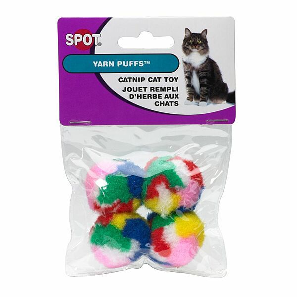 SPOT KITTY YARN PUFFS 4pk