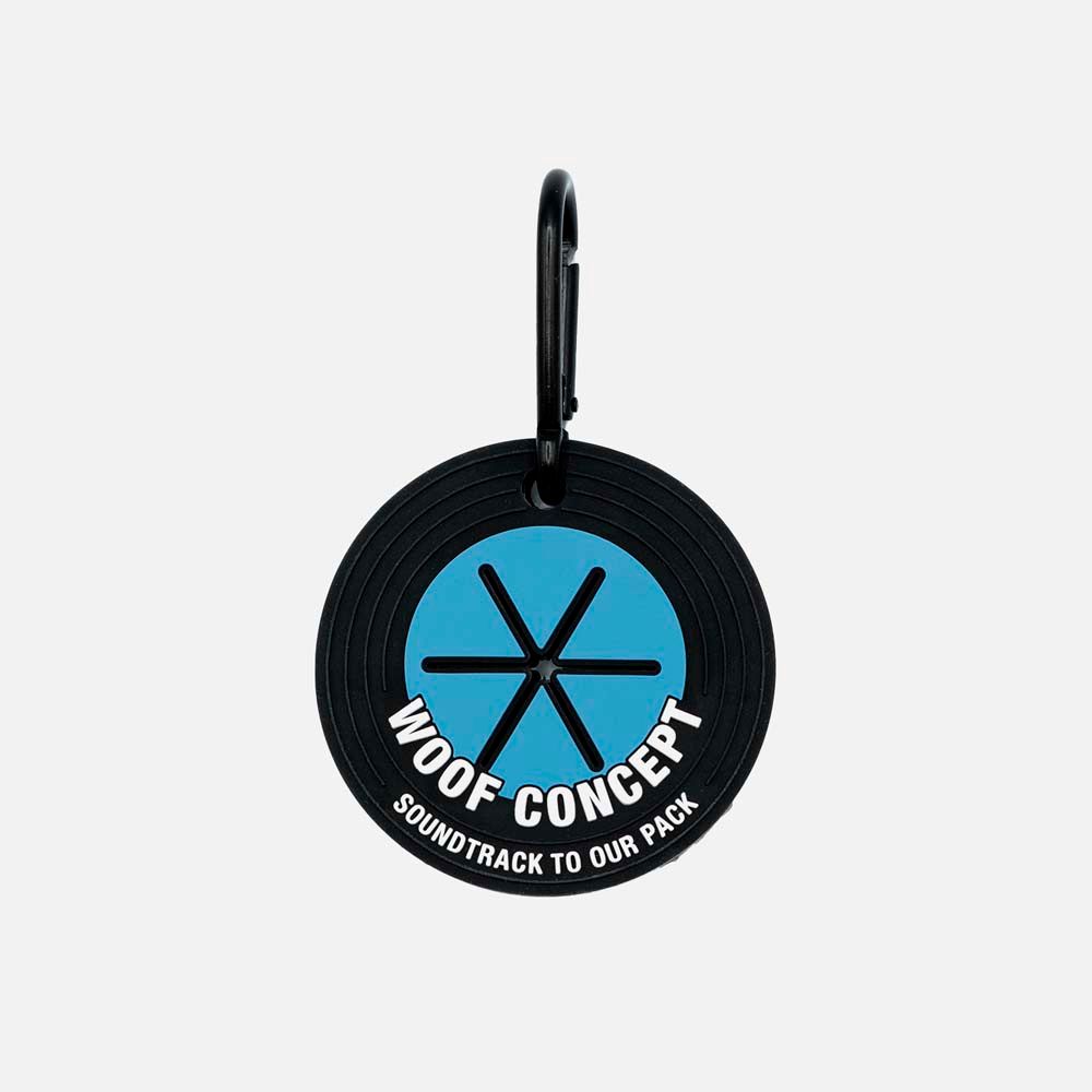 WOOF CONCEPT WASTEBAG HOLDER VINYL TURQUOISE