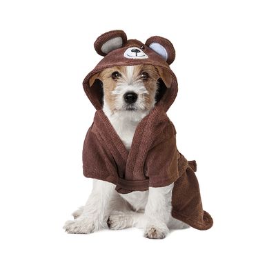 FASHION PET BEAR HOODED ROBE