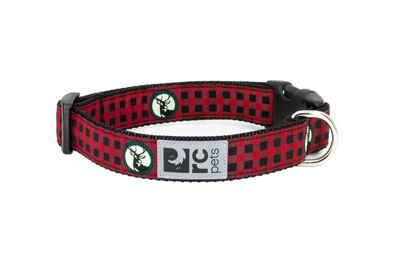 RC PETS CLIP COLLAR URBAN WOODSMAN 1&quot; WIDE LARGE 15&quot;-25&quot;